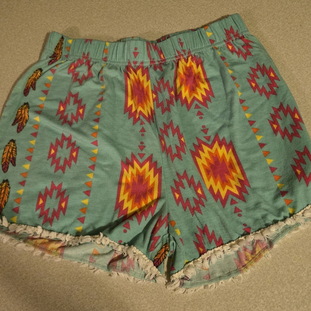 Tribal Print Women's Shorts